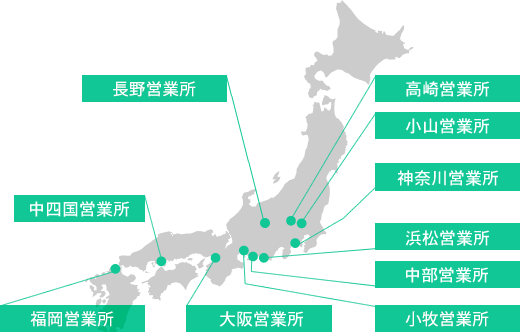 アイダエンジニアリング株式会社 国内拠点