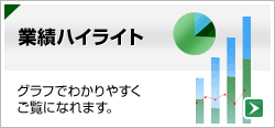 業績ハイライト グラフでわかりやすくご覧になれます。